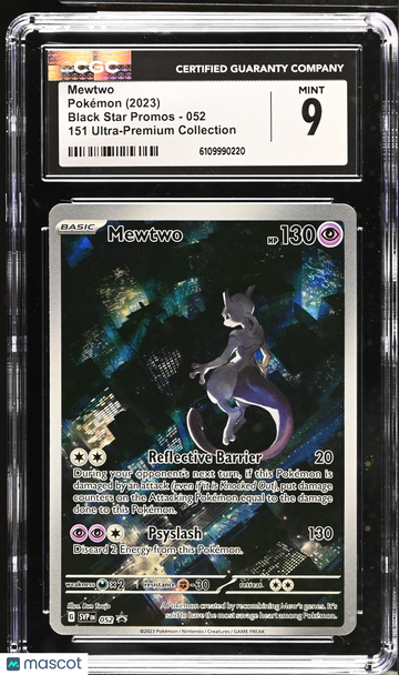 2023 Pokemon Black Star Promos Mewtwo 151 Ultra-Premium Collection CGC 9 #052