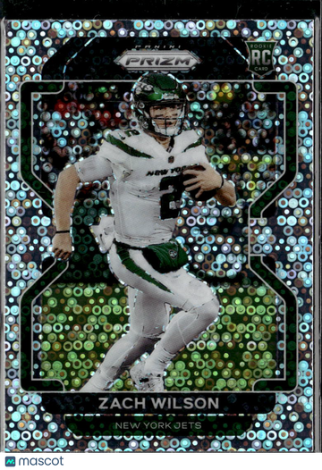 Zach Wilson 2021 Panini Prizm RC Disco New York Jets