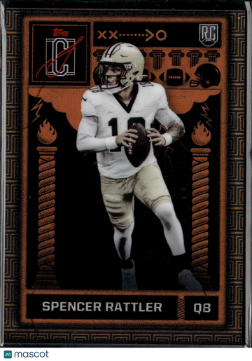 Spencer Rattler 2025 Topps Composite Odyssey RC New Orleans Saints