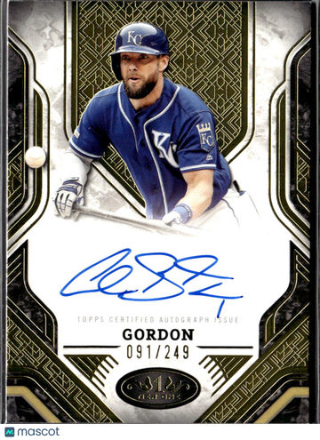 Alex Gordon 2025 Topps Tier One Prime Performers Autographs Auto /249 Kansas City Royals