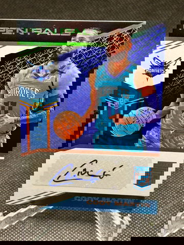 2019 20 Donruss Elite Cody Martin Pen Pals Auto Blue Parallel #/35 RC