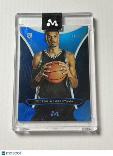 2023-24 Topps Mercury Victor Wembanyama #10 Blue SSP Rookie RC Near Mint 31/75