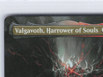 Magic: The Gathering Trading Card Duskmourn: House of Horror Valgavoth, Harrower of Souls Borderless Foil Mythic #6