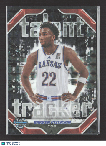 2025 Bowman Chrome Talent Tracker Darryn Peterson #TT-2 Black