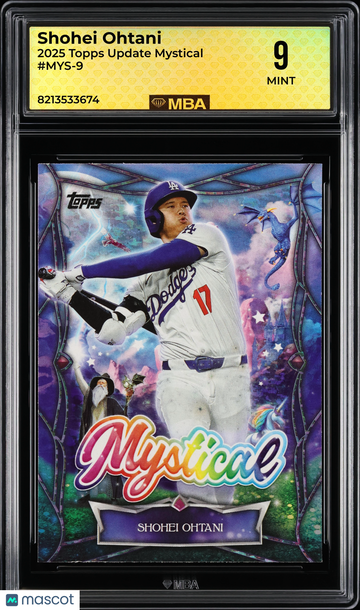 2025 Topps Update Mystical Shohei Ohtani #MYS-9 MBA 9