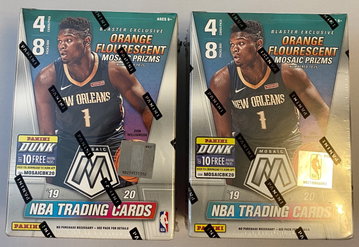 2X 2019-20 Mosaic Basketball Blaster Boxes