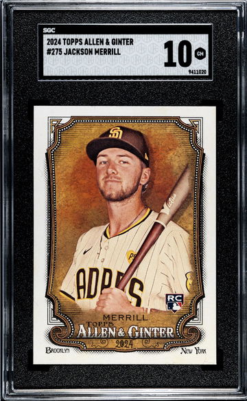 2024 Topps Allen & Ginter #275 Jackson Merrill SGC 10