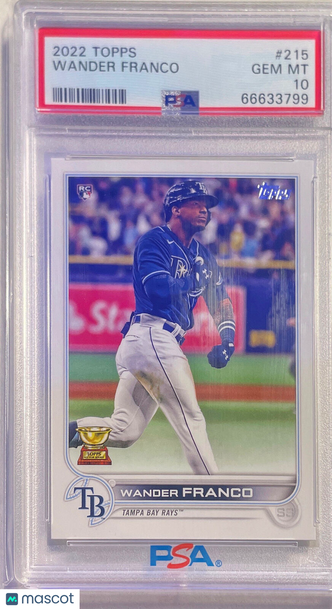 2022 Topps Wander Franco #215 PSA 10
