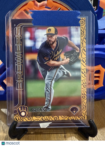 2025 Topps Series 1 Colin Rea #75 Team Color Logo Border Variation SSP Limited Edition Short Print Hologram Promo Collec
