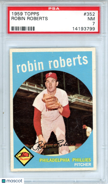 1959 Topps Robin Roberts #352 PSA 7