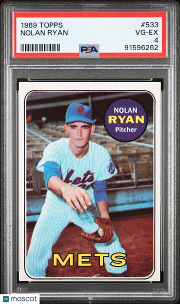1969 Topps Nolan Ryan #533 PSA 4