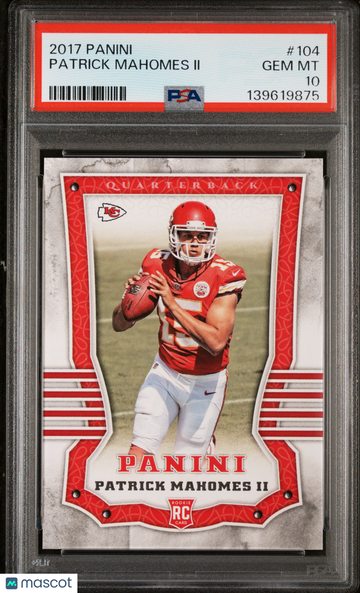 2017 Panini Patrick Mahomes II #104 PSA 10