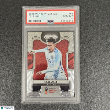2018 Panini Prizm World Cup Dele Alli #66 PSA 10