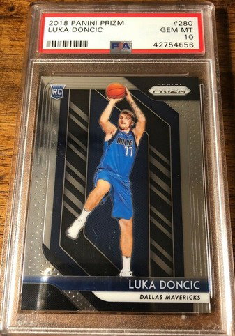 Luka Doncic 2018 Panini Prizm #280 PSA 10