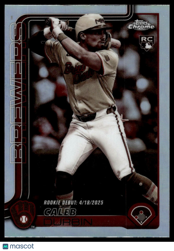 2025 Topps Chrome Update Caleb Durbin #USC112 Sepia Refractors RC