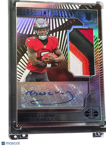 2024 Panini Illusions Football Bucky Irving #133 /99 Autograph Patch