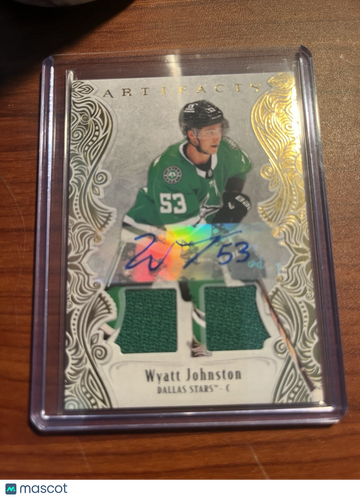 2025-26 Upper Deck Artifacts Wyatt Johnston #113 Gold Insert Upper Deck