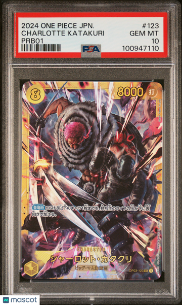 prb-01 Charlotte Katakuri Japanese PSA 10 #123