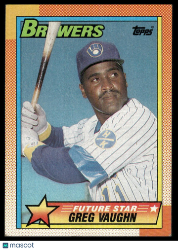 1990 Topps Greg Vaughn #57 RC