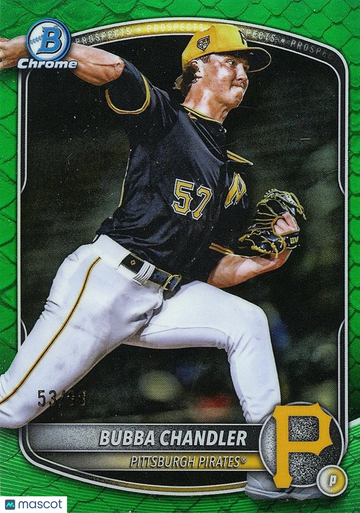 2025 Bowman Chrome Bubba Chandler Green Refractor Rookie 9