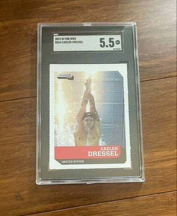 2019 SI For Kids Caeleb Dressel Rookie #864 SGC 5.5 Sports Illustrated Olympics