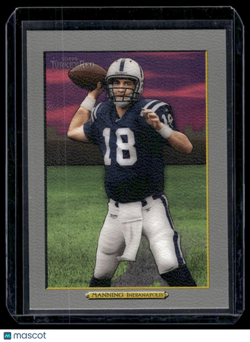 2005 Topps Turkey Red Peyton Manning #18b Ad Back