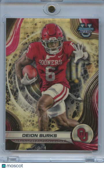 2024 Bowman Deion Burks Rookie Topps