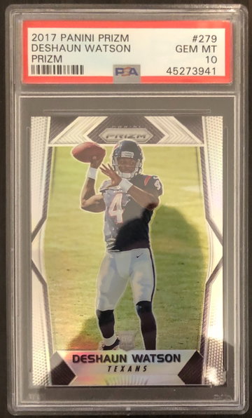 2017 Panini Prizm Deshaun Watson RC #279 PSA 10