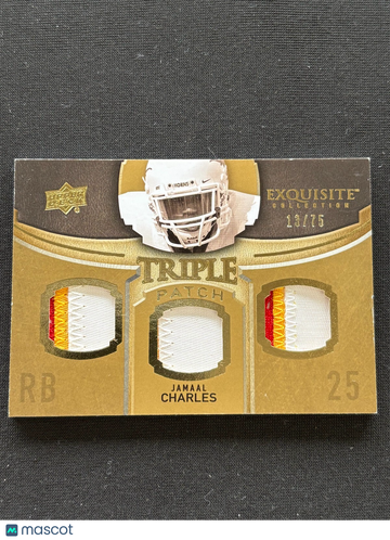 2010 Upper Deck Jamaal Charles Patch