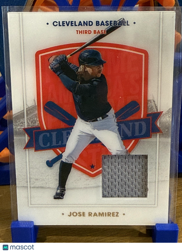2021 Panini Chronicles Jose Ramirez #6 America's Pastime Swatches MEM