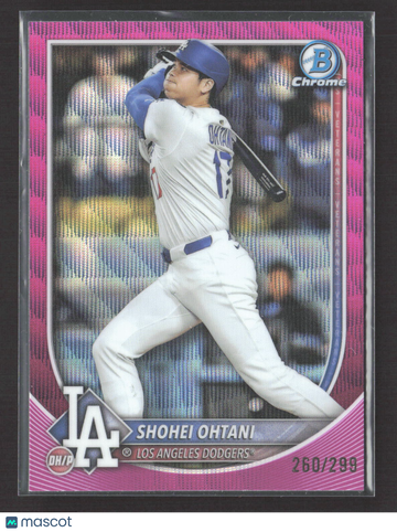 2025 Bowman Chrome Shohei Ohtani #17 Pink Mojo Refractor 50/50