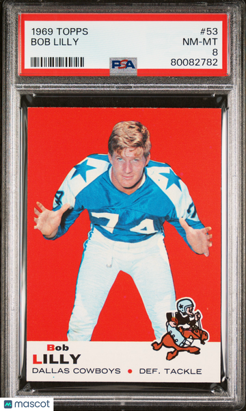 1969 Topps Bob Lilly #53 PSA 8