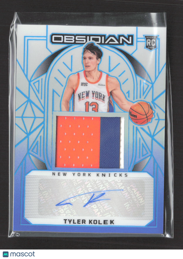 2025 Panini Obsidian Tyler Kolek #218 /27 Patch RC Memorabilia