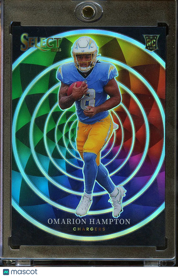 Omarion Hampton 2026 Panini Select Prizm RC Los Angeles Chargers