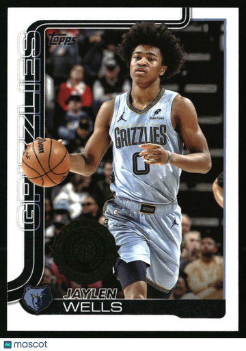 2025-26 Topps Jaylen Wells #183 Memphis Grizzlies