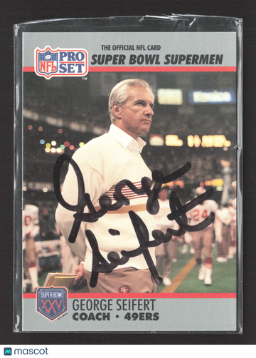 1981 Pro Set George Seifert #131