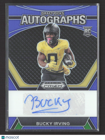 2024 Panini Prizm Draft Picks Bucky Irving #DPA-BIG Purple /149 RC
