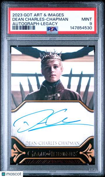 2023 Rittenhouse Game Of Thrones Art & Images Autographs Dean Charles-Chapman Legacy PSA 9