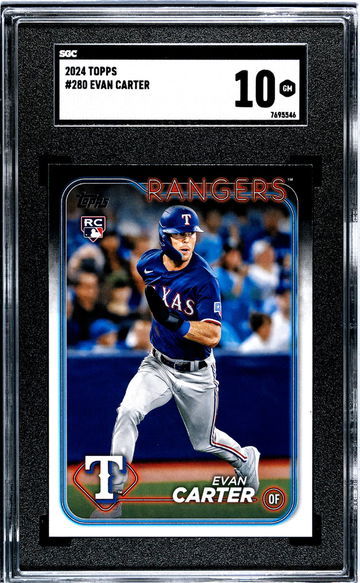 2024 Topps #280 Evan Carter SGC 10