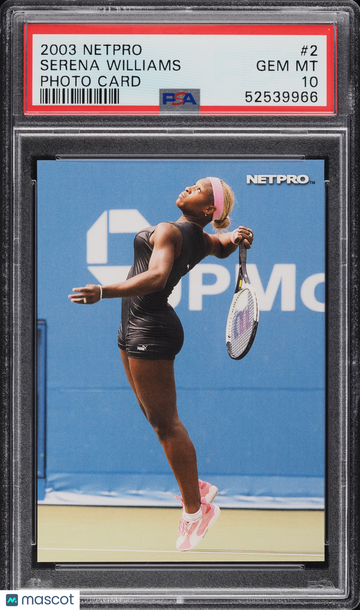 2003 Netpro Photo Card Serena Williams #2 PSA 10