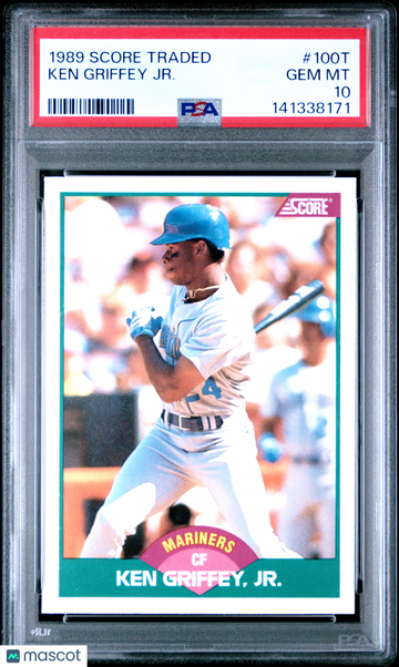 1989 Score Traded Ken Griffey JR. #100T PSA 10