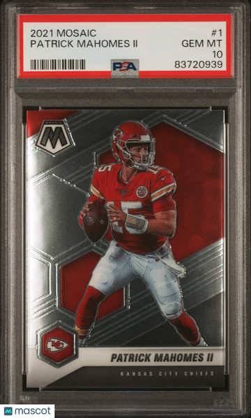 2021 Panini Mosaic Patrick Mahomes II #1 PSA 10