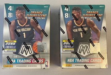 2X 2019-20 Mosaic Basketball Blaster Boxes