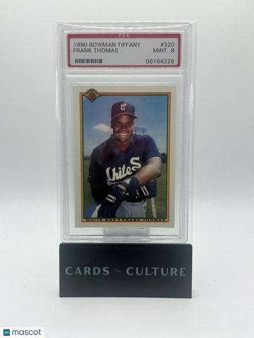 1990 Bowman Tiffany Frank Thomas #320 PSA 9
