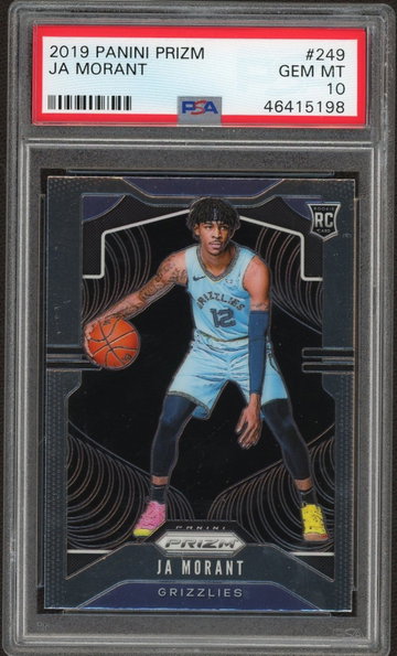 Ja Morant Panini Prizm Rookie PSA 10