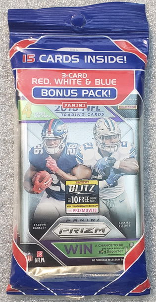2018 Panini Prizm Football Cello Pack - Lamar Jackson , Josh Allen , Baker Mayfield  ?