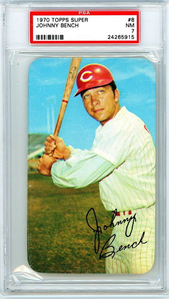 1970 Topps Super Johnny Bench #8 PSA 7 P1264
