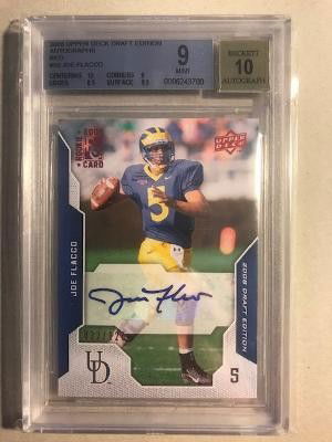 2008 Upper Deck Draft Addition Joe Flacco Auto