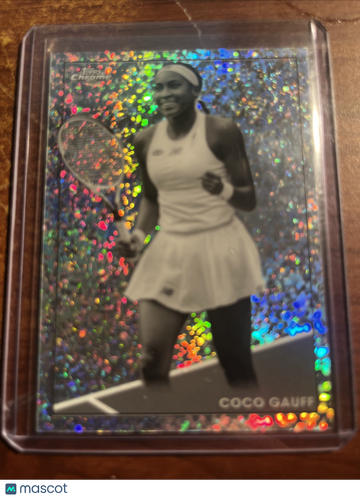 2021 Topps Chrome Coco Gauff #100 Chrome Rookie