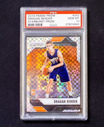 2016 Prizm - Dragan Bender - Rookie Starburst Prizm PSA 10
